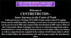Desktop Screenshot of centretruths.co.uk